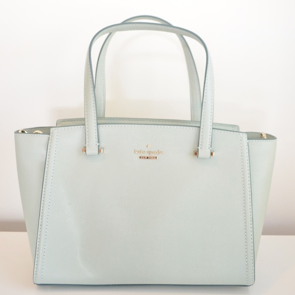 kate spade Handbags - Kate Spade Mint Small Geraldine Satchel (NWT)